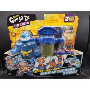 Heroes Of Goo Jit Zu Hero Creator Kit Glow In The Dark Tyro 3 Unique Goo Filling